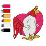 Looney Tunes Foghorn Leghorn Embroidery Design